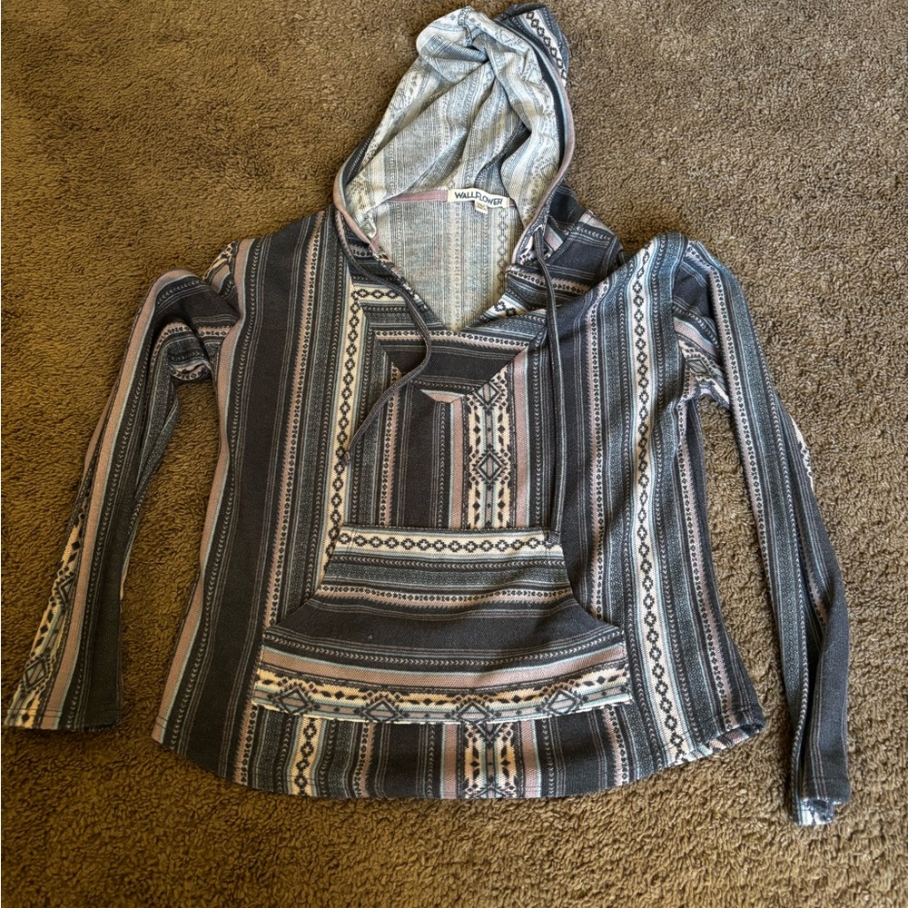 Wallflower Multicolor Striped Hoodie